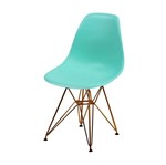 Ficha técnica e caractérísticas do produto Cadeira de Jantar Eames Eiffel Tiffany Base Cobre 1102CO Ór