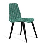 Cadeira de Jantar Eames Palito Verde e Cinza