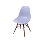 Ficha técnica e caractérísticas do produto Cadeira de Jantar Eames Wood Cinza Base Escura 1102BE Ór