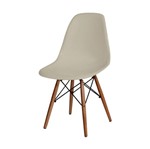 Ficha técnica e caractérísticas do produto Cadeira de Jantar Eames Wood Fendi Base Escura 1102BE Ór