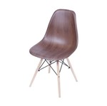 Ficha técnica e caractérísticas do produto Cadeira de Jantar Eames Wood Madeira Escura 1102B OR Design