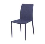 Ficha técnica e caractérísticas do produto Cadeira de Jantar Glam Tecido Azul
