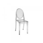 Ficha técnica e caractérísticas do produto Cadeira de Jantar Invisible Sem Braço - Incolor - Or Design