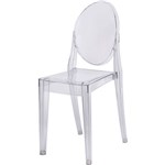 Ficha técnica e caractérísticas do produto Cadeira de Jantar Invisible Sem Braço Ór Design Incolor