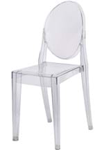 Ficha técnica e caractérísticas do produto Cadeira de Jantar Invisible Sem Braço OR Design Incolor