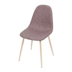 Ficha técnica e caractérísticas do produto Cadeira de Jantar Marrom em Linho 1112 Or Design