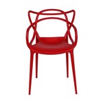 Ficha técnica e caractérísticas do produto Cadeira de Jantar Solna - Vermelho - ÓR Design