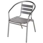 Ficha técnica e caractérísticas do produto Cadeira de Jardim com Estrutura de Alumínio Prata 9017 Mor