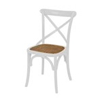 Ficha técnica e caractérísticas do produto Cadeira de Madeira Country Branca OR Design 1150