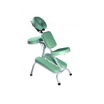 Ficha técnica e caractérísticas do produto Cadeira de Massagem Branca/verde Claro Legno