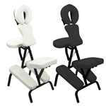 Ficha técnica e caractérísticas do produto Cadeira de Massagem Portátil Dobrável Branco