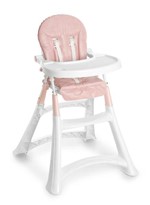 Ficha técnica e caractérísticas do produto Cadeira de Papa Alta Premium Rosa - Galzerano