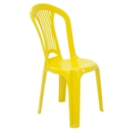 Ficha técnica e caractérísticas do produto Cadeira de Plástico Atlântida Economy Amarela Tramontina 92013000