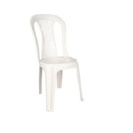 Ficha técnica e caractérísticas do produto Cadeira de Plastico Bistro Branco Empilhavel Ponte Nova - Antares