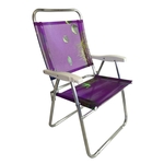 Ficha técnica e caractérísticas do produto Cadeira de Praia 100 Kg Cancun Colors Peixes Zaka