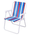 Ficha técnica e caractérísticas do produto Cadeira de Praia Aço Alta Adulta MOR - Color
