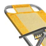 Ficha técnica e caractérísticas do produto Cadeira de Praia Alta Ipanema Amarela