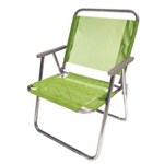 Ficha técnica e caractérísticas do produto Cadeira de Praia Varanda Xl 130 Kg. em Alumínio - Verde Primavera - Botafogo