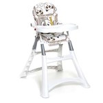 Ficha técnica e caractérísticas do produto Cadeira de Refeição Alta Galzerano Premium Panda 5070PA - Branco