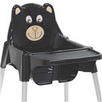 Ficha técnica e caractérísticas do produto Cadeira de Refeição Teddy Alta Preta 92370009 Tramontina