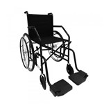 Ficha técnica e caractérísticas do produto Cadeira de rodas 101 raiada preta cds