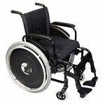 Ficha técnica e caractérísticas do produto Cadeira de Rodas Alumínio AVD Ortobras Dobrável em X 000000 44cm