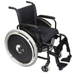 Ficha técnica e caractérísticas do produto Cadeira de Rodas Alumínio Avd Ortobras Dobrável em X