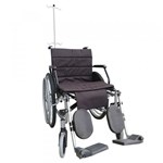Ficha técnica e caractérísticas do produto Cadeira de Rodas H17 50cm Preta Cds
