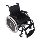 Ficha técnica e caractérísticas do produto Cadeira de Rodas K3 Alumínio Pés Removíveis 40cm Prata Ortobras (cód. 16271)