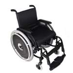 Ficha técnica e caractérísticas do produto Cadeira de Rodas Ortobras K3 Alumínio Pés Removíveis 40cm Preta (Cód. 11981)