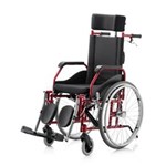 Ficha técnica e caractérísticas do produto Cadeira de Rodas Reclinável FIT Assento 40 Cm Pneu Anti Furo Cap. 100 Kgs