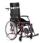 Ficha técnica e caractérísticas do produto Cadeira de Rodas Reclinável Fit Assento 44 Cm Pneu Anti Furo Cap. 100 Kgs