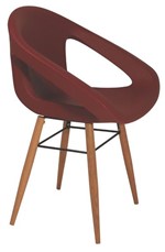 Ficha técnica e caractérísticas do produto Cadeira Delice Ms Base Madeira 92707050 - Tramontina