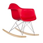 Ficha técnica e caractérísticas do produto Cadeira Design Charles Eames PM084 Vermelho - Pelegrin