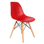 Ficha técnica e caractérísticas do produto Cadeira Design Charles Eames PW071 Vermelha - Pelegrin