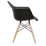 Ficha técnica e caractérísticas do produto Cadeira Design Charles Eames PW082 Preto - Pelegrin