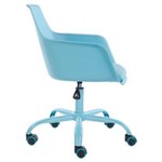 Ficha técnica e caractérísticas do produto Cadeira Design Eames com Rodizio - Deeatu-0123 - AZUL TURQUESA