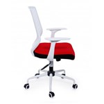 Ficha técnica e caractérísticas do produto Cadeira Design Flakes Vermelha E Branca - Defavb-0307
