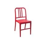Ficha técnica e caractérísticas do produto Cadeira Design Sala de Jantar Polipropileno Vermelha