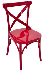 Ficha técnica e caractérísticas do produto Cadeira Design X Vermelha - Alto Padrão Móveis.