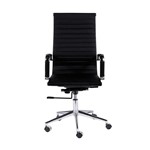 Ficha técnica e caractérísticas do produto Cadeira Diretor Esteirinha Office Preto - Elegancy Or Design