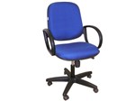 Cadeira Diretor Giratória Regulável com 5 Rodízios - Multivisão - Azul