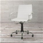 Ficha técnica e caractérísticas do produto Cadeira Diretor New de Poliuretano Branca - Etna