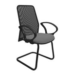 Ficha técnica e caractérísticas do produto Cadeira Diretor Tela Fixa Tecido - Cinza