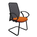 Ficha técnica e caractérísticas do produto Cadeira Diretor Tela Fixa Tecido - Laranja