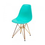 Ficha técnica e caractérísticas do produto Cadeira Dkr Base Cobre - Tiffany - Or Design