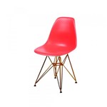 Ficha técnica e caractérísticas do produto Cadeira Dkr Base Cobre - Vermelha - Or Design
