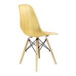 Ficha técnica e caractérísticas do produto Cadeira DKR Wood Charles Eames - Byartdesign - Amarelo