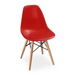 Ficha técnica e caractérísticas do produto Cadeira Dkr Wood Infantil Vermelha Byart - Vermelho