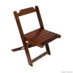Ficha técnica e caractérísticas do produto Cadeira Dobrável de Madeira Imbuia Madesil